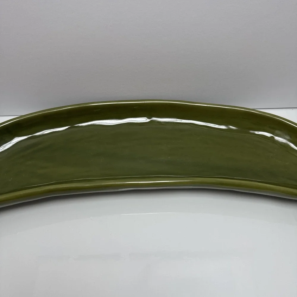 Pottery Barn‎ Garden Crudité  5 Piece Pea Pod Serving Set  19